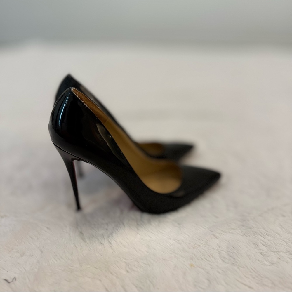 Christian Louboutin Black Patent Leather Heels